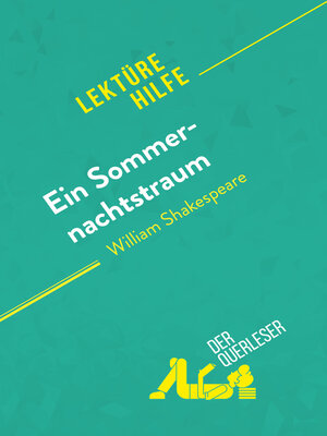 cover image of Ein Sommernachtstraum von William Shakespeare (Lektürehilfe)